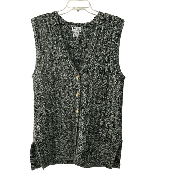 Silk Mohair Blend V Neck Sweater Best Cardigan Longline Button Front M Prepy - Picture 1 of 14